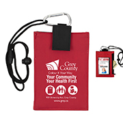 "Angel" Cell Phone & ID Holder Wallet with Carabiner and Breakaway Safety Lanyard